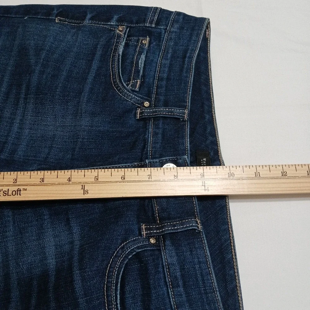 White House Black Market Bermuda Denim Shorts Size 6 Inseam 9